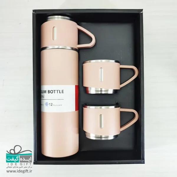 فلاسک مدل کادویی به همراه لیوان ( VACUUM FLASK SET - Image 5