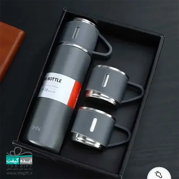 فلاسک مدل کادویی به همراه لیوان ( VACUUM FLASK SET - Image 6