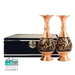 گلدان مس و الماس تراش - Image 12