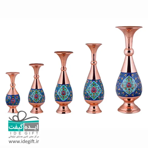 گلدان مس و پرداز - Image 9