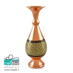 گلدان مس و خاتم - Image 3