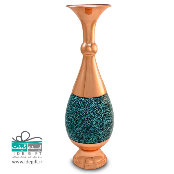 گلدان صراحی فیروزه کوب - Image 6