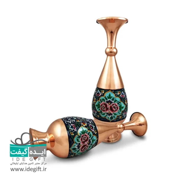 گلدان مس و پرداز - Image 15