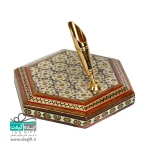 جا قلمی خاتم‌کاری شده