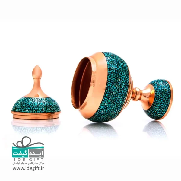 شکلات خوری مس و فیروزه کوبی - Image 13