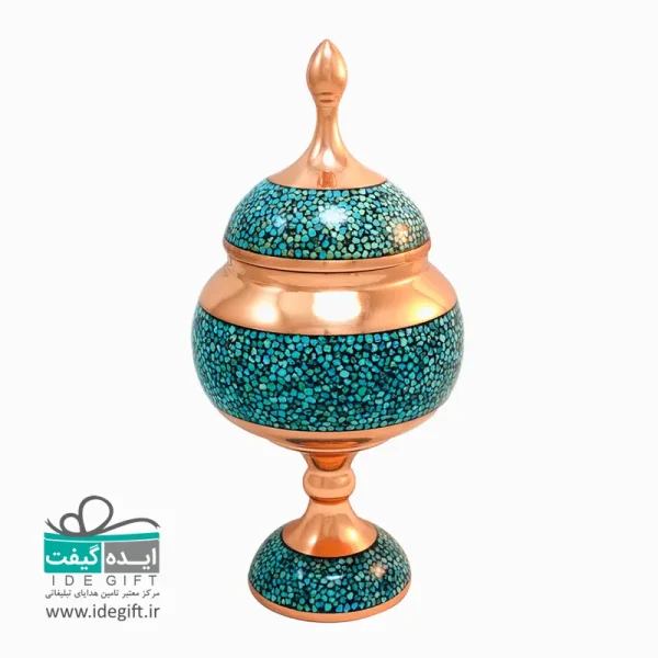 شکلات خوری مس و فیروزه کوبی - Image 3