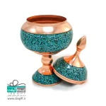 شکلات خوری مس و فیروزه کوبی - Image 5