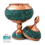 شکلات خوری مس و فیروزه کوبی