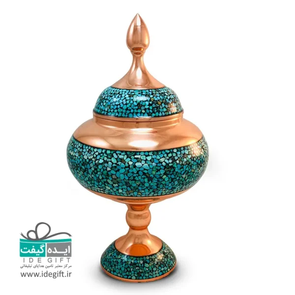 شکلات خوری مس و فیروزه کوبی - Image 9