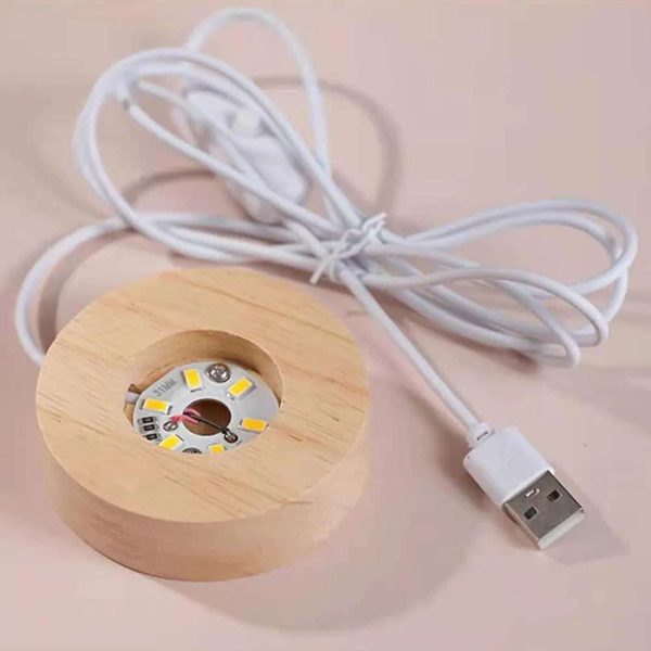 چراغ خواب مدل گوی کریستالی منظومه 3D - Image 4